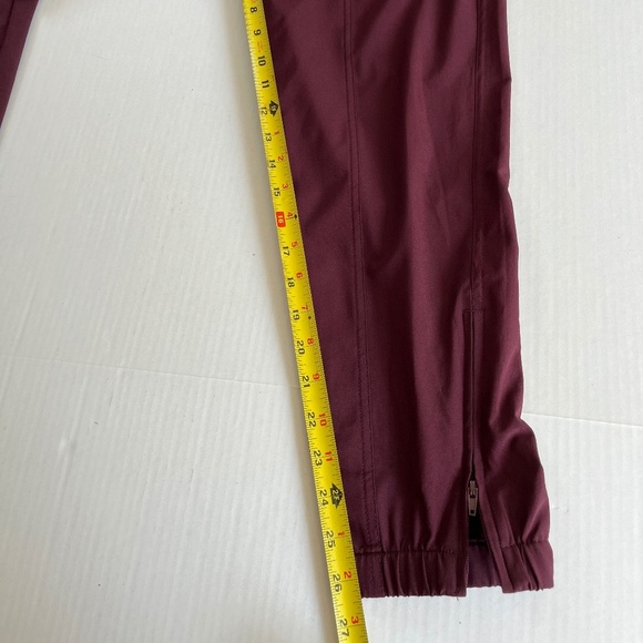 Old Navy Sz M Stretch Brooklyn Heights High Rise Jogger Pants Ankle Zipper - Picture 9 of 9